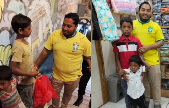 দুই পথশিশুকে পোষাক উপহার দিয়ে প্রশংসায় ভাসছেন কিশোরগঞ্জের ইউএনও